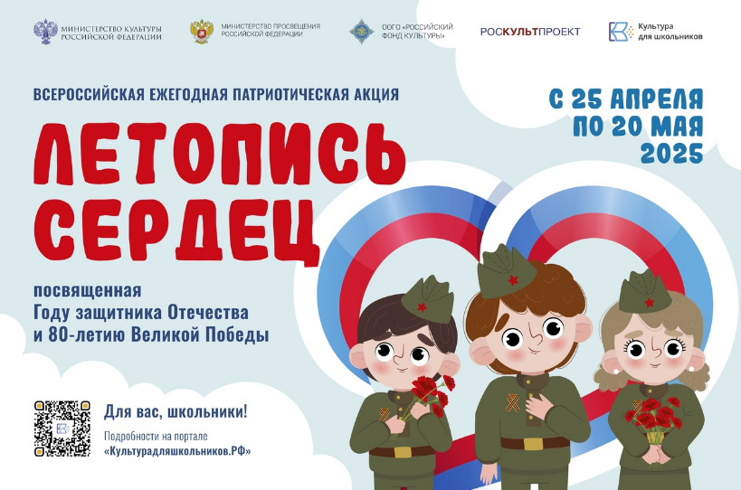 ВСЕРОССИЙСКАЯ ЕЖЕГОДНАЯ ПАТРИОТИЧЕСКАЯ АКЦИЯ «ЛЕТОПИСЬ СЕРДЕЦ»